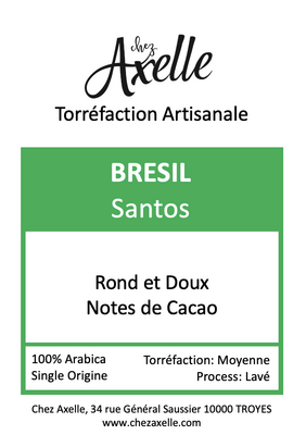 Café du brésil 100% arabica