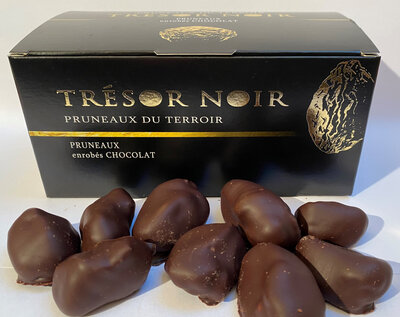 Pruneaux enrobés de chocolat noir 250g