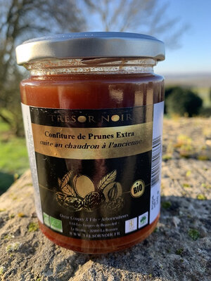 Confiture de prunes bio extra 345g