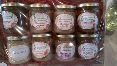 Coffret 8 moutardes artisanales