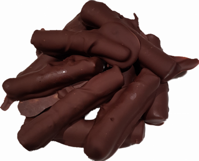 Pâte  d amande  enrobage  chocolat  noir
