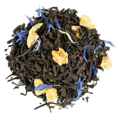 Thé noir - earl grey pêche bio