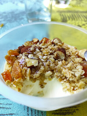 Granola - noisettes, coco & abricots