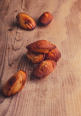 Les madeleines framboises