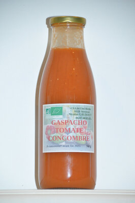 Gaspacho tomate concombre - bouteille de 750