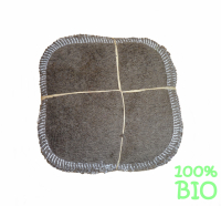 Lot de 10 lingettes lavable en coton bio 15cm
