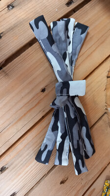Lot attaches alimentaire camouflage gris