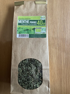 Feuilles de menthe poivrée bio
