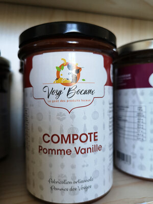Compote pomme vanille