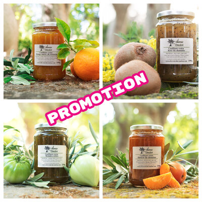 Promotion  4 confitures