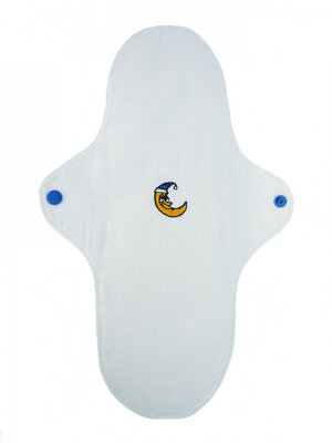 Serviette hygiénique nuit lavable en coton