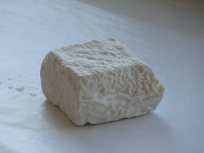 Le coussinet de chèvre frais