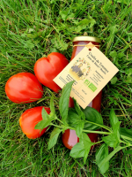 Coulis tomates cœur de bœuf / basilic