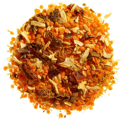Lentilles corail à la coco & épices indiennes