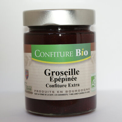 Confiture groseille épépinée bio