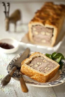 Pate en croûte volaille noisette