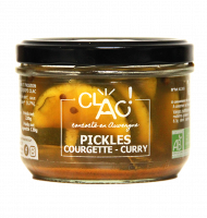 Pickles de courgettes curry