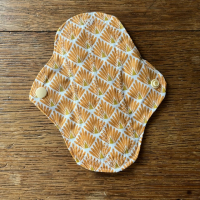 Serviette hygiénique lavable petite moutarde