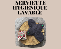 Serviette hygiénique lavable
