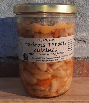 Conserve de haricots tarbais cuisinés