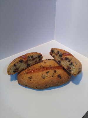 Cookies pépites de chocolat écorces d'orange