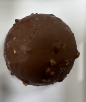 Dômes glacés pêche jaune coeur meringué