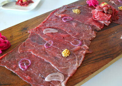 Carpaccio de bœuf - 15 tranches