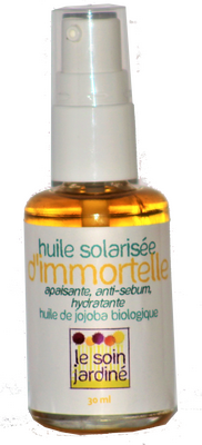 Huile solarisée d'immortelle