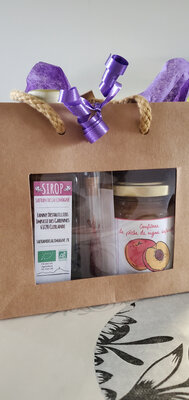 Safran0,1g+confiture pêche/safran+siropsafran