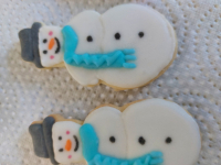 Sablé décorés bonhomme de neige ☃️
