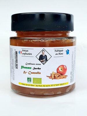 Confiture extra pomme sarthe & cannelle 330gr
