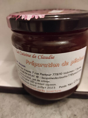 Préparation de pêches - 460g - fait maison