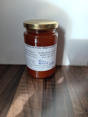 Confiture de pêche/ abricot allégé en sucre