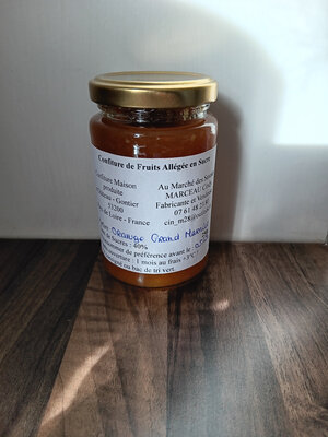 Confiture d'orange au grand marnier allégée
