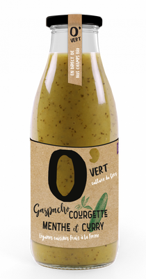 Gaspacho courgette et menthe bio