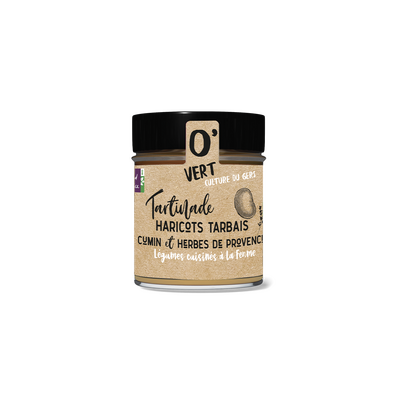 Tarti haricots tarbais-cumin-herbes provence