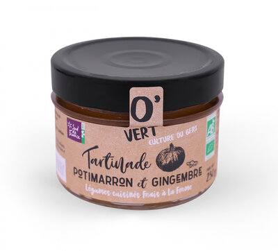 Tartinade potimarron et gingembre