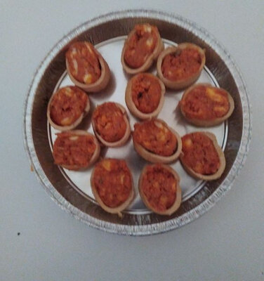 12 croquilles à la tomate