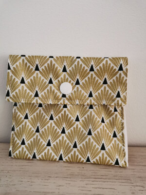 Pochette à savon/disques 'doré'