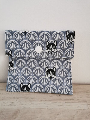 Pochette à savon/disques 'chien'