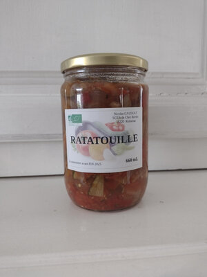 Bocal de 660 ml de ratatouille