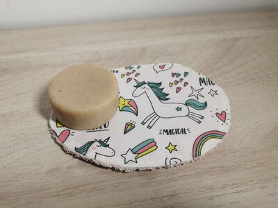 Porte savon 'licornes'