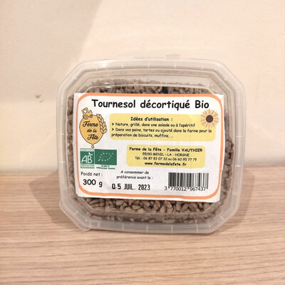 Graines de tournesol décortiquées bio - 300g