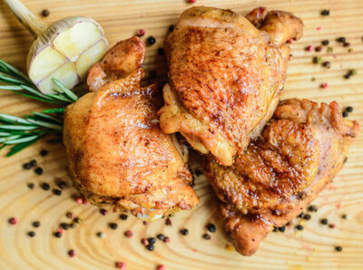 Hauts de cuisse crus marinés (2 à 3 pièces)