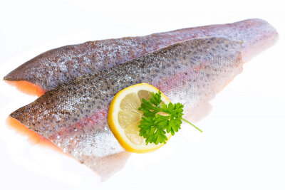 Filet de truite arc en ciel frais