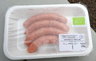 Saucisses de truite
