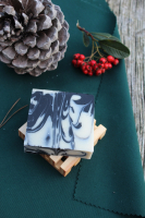 Coffret de noël - savon + porte-savon en bois