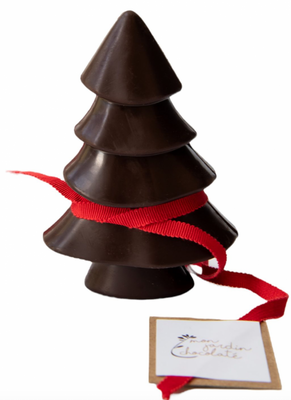Sapin de noël bio - chocolat noir