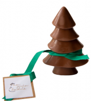Sapin de noël bio - chocolat au lait