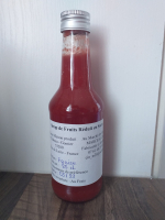 Sirop de fraise allégé en sucre